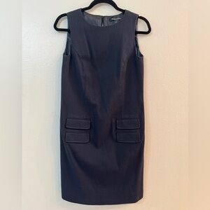 Brooks Brothers Elegant Navy Sleeveless Dress